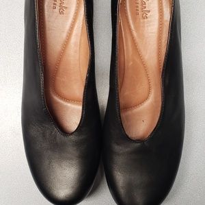 clarks women's claribel flare wedge pump